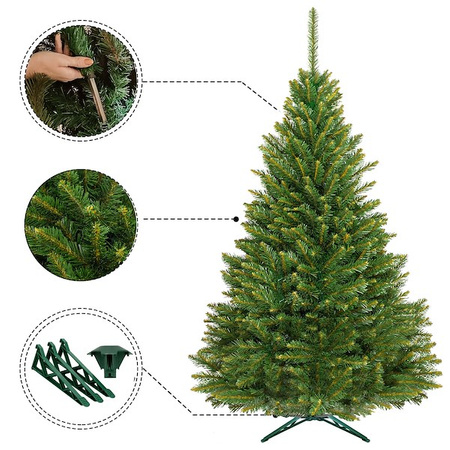 Künstlicher Weihnachtsbaum skandinavische Fichte 180 cm inkl. Ständer