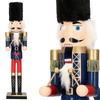 Casse-noisette avec casquette de Cosaque batteur Figurine décorative en bois 61 cm