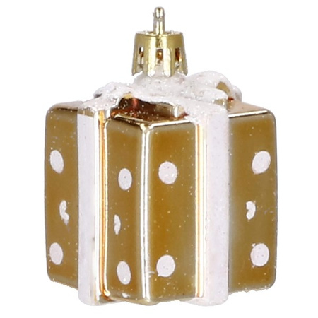Weihnachtsbaumkugeln verschiedene Ornamente Set, 72 Stück in Gold