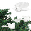 Weihnachtsdekoration Vögel mit Clips  5 cm 2 Stück