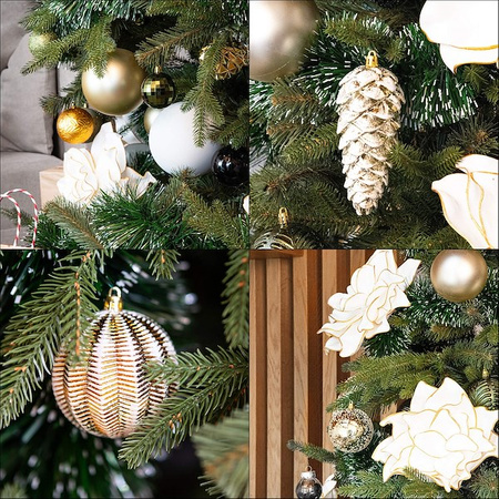  Künstlicher Weihnachtsbaum Premium 120 cm  elegante  Nachbildung der Kaukasus-Fichte