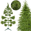 Arbre de Noël artificiel 150 cm modèle comme un vrai arbre avec support