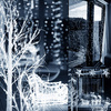 Rideau LED 300 LEDs avec 10 pendentifs Batterie